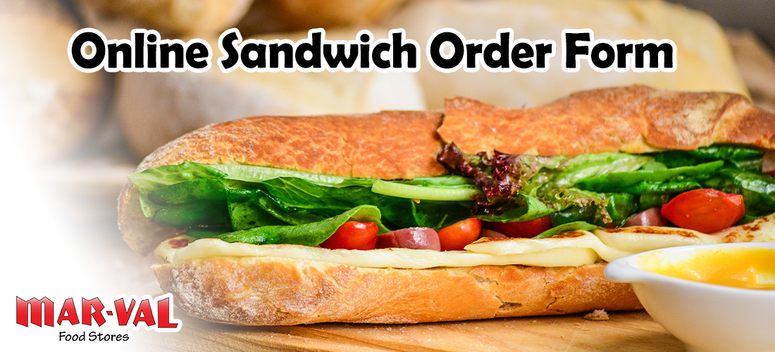 Online Sandwich Order Form